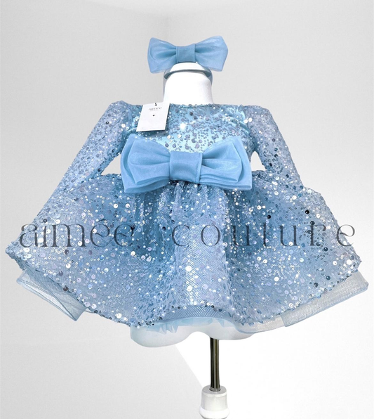 Sequin and Beeds Sky Fairy Dress
